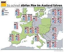 In Europa sind die Tempolimits nicht einheitlich geregelt. Urlauber sollten sich vor der Abreise informieren. 